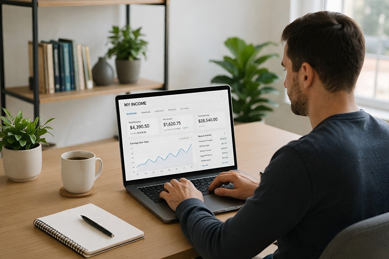 Tela de CRM para afiliados exibindo métricas de campanhas