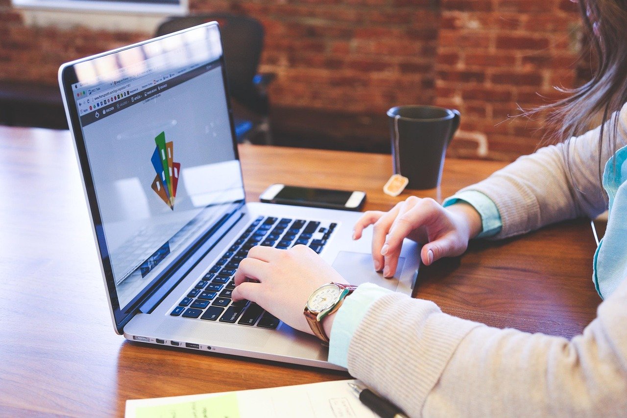 Profissional analisa gestão de orçamento em anúncios no computador